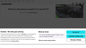 Carwow - Alcantara Upholstery