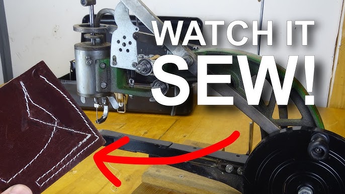 An application scenario or product detail of chinese leather sewing machine - Image 9