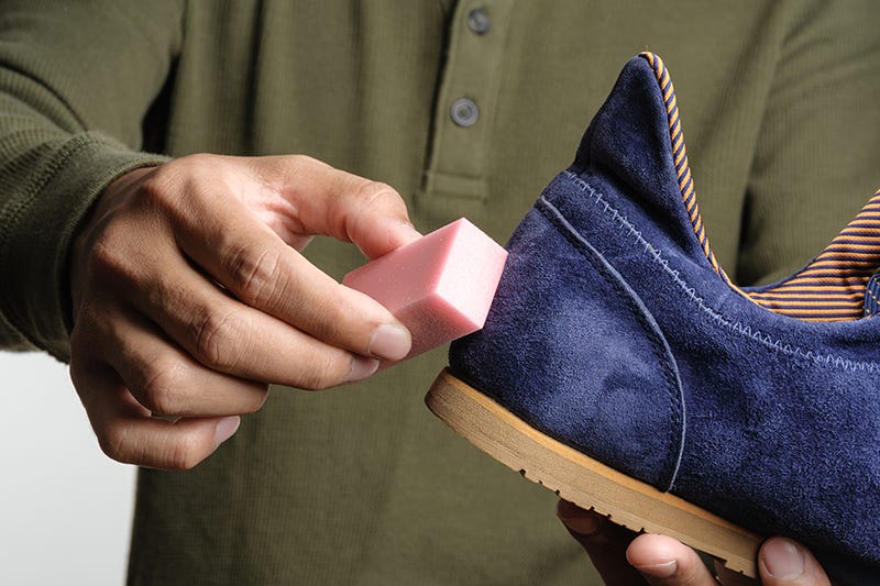 An application scenario or product detail of clean suede leather - Image 15