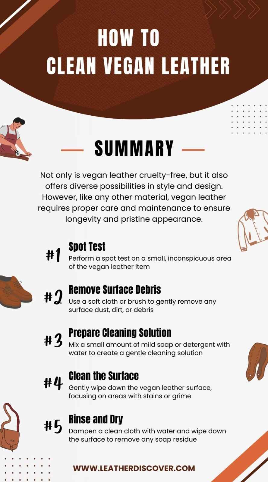 An application scenario or product detail of cleaning vegan leather - Image 19