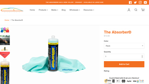 CleanTools - The Absorber® Ultra Absorbent Drying Towel