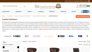 Club Furniture - Luxury Leather Recliners