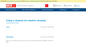 Window Cleaner - Chamois Challenges