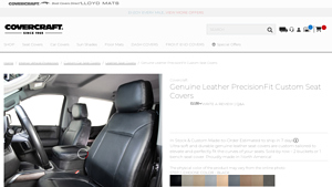 Covercraft - Genuine Leather Custom-Fit Seat Covers