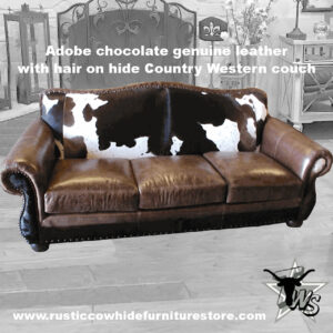 Featured image for the cowhide leather couch guide