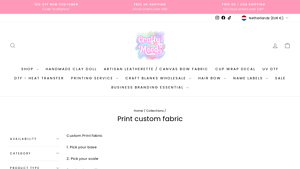 Crafty Mood - Custom Fabric Printing