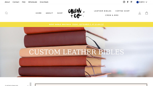 Crew and Co - Custom Leather Bibles