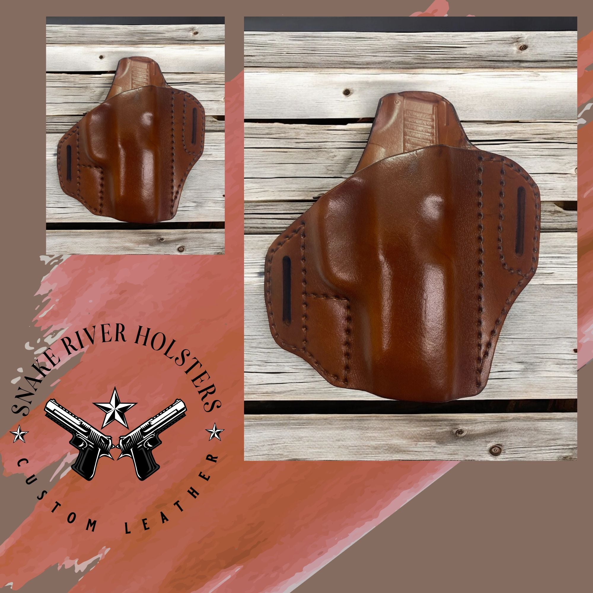 An application scenario or product detail of custom 1911 holsters leather - Image 11