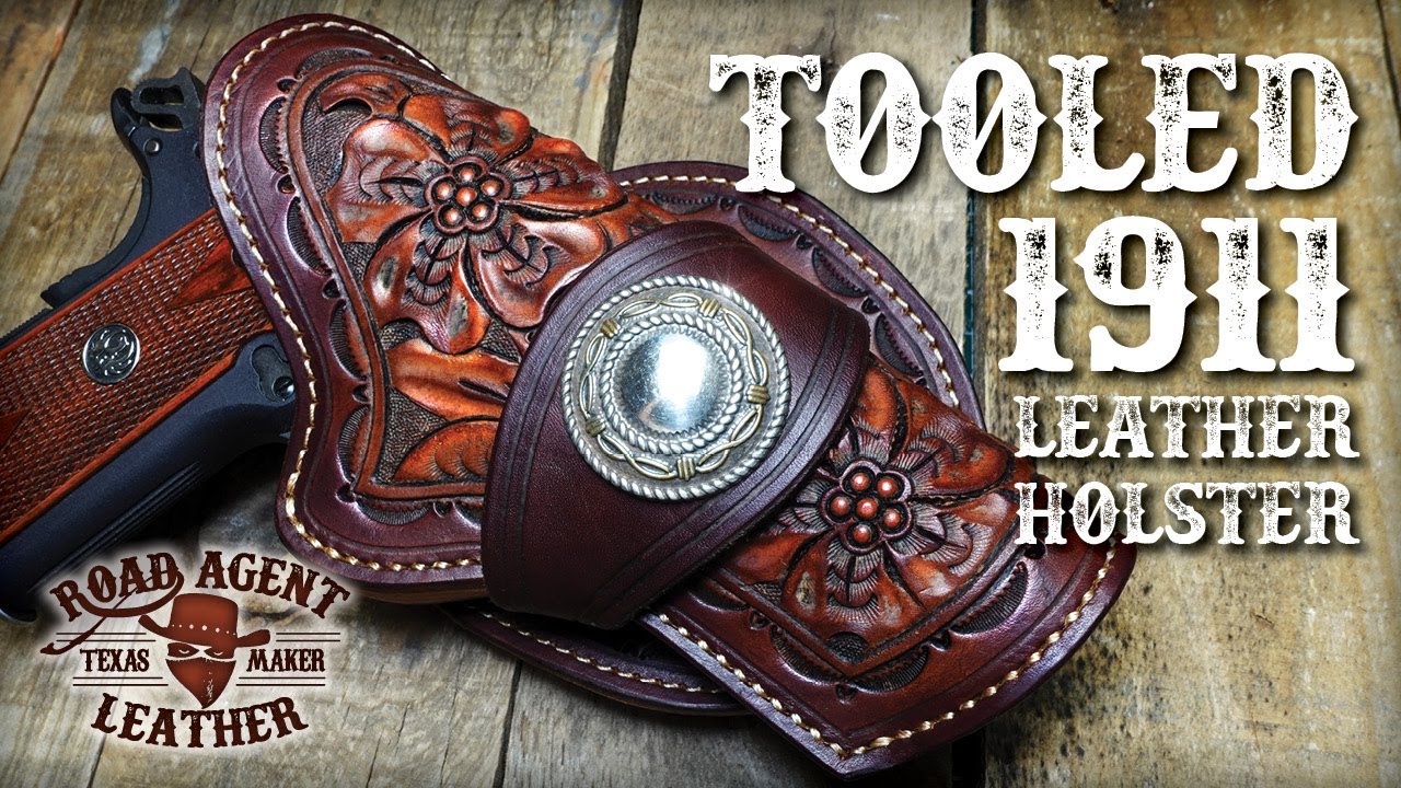 An application scenario or product detail of custom 1911 holsters leather - Image 12