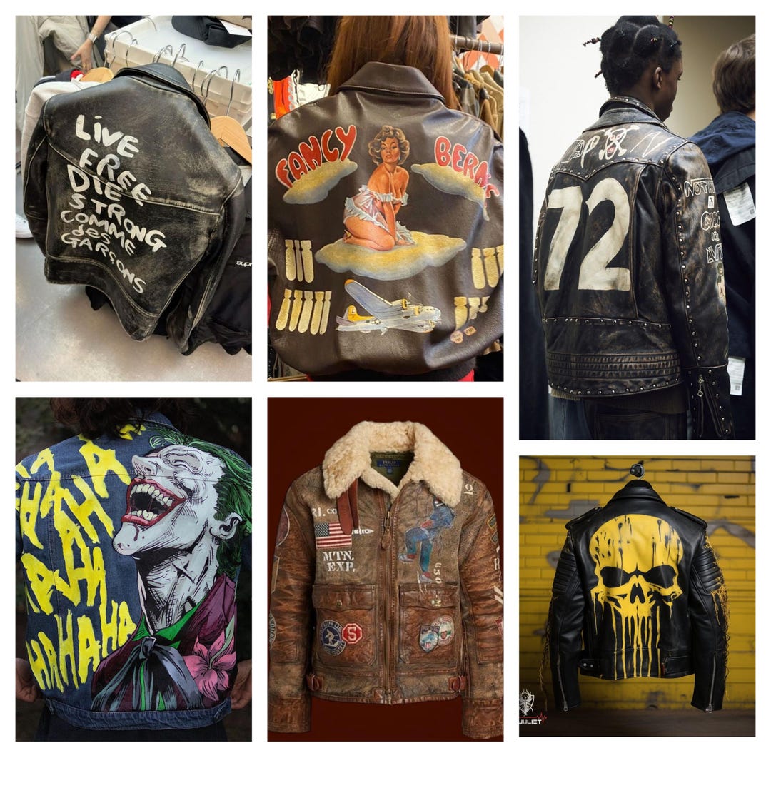 An application scenario or product detail of custom design leather jackets - Image 5
