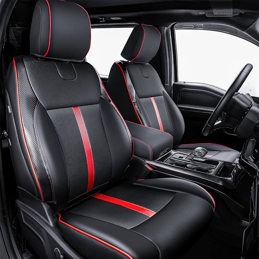An application scenario or product detail of custom fit leather seat covers - Image 1