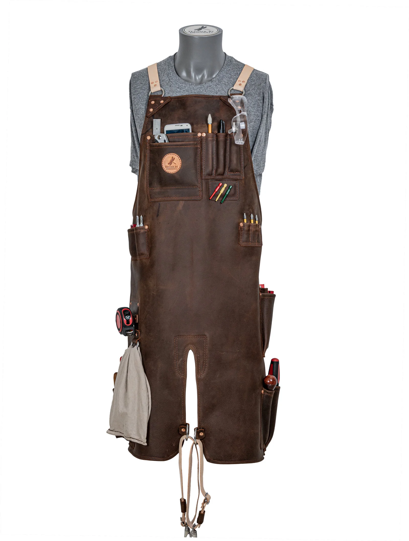 Featured image for the custom leather apron guide