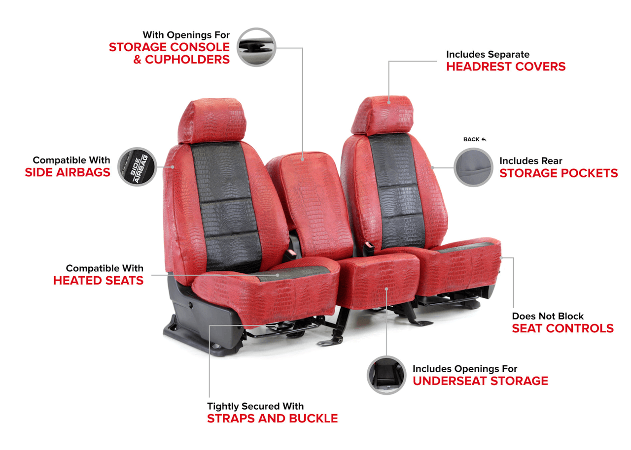 An application scenario or product detail of custom leather auto seat covers - Image 9