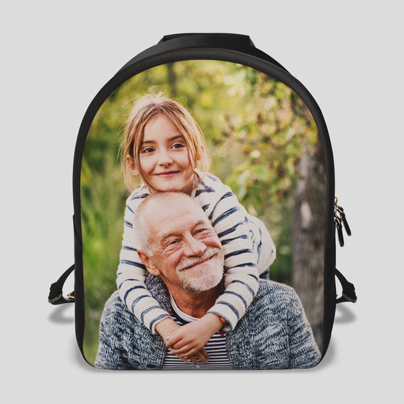 An application scenario or product detail of custom leather backpack - Image 3