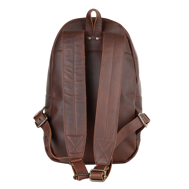An application scenario or product detail of custom leather backpack - Image 22