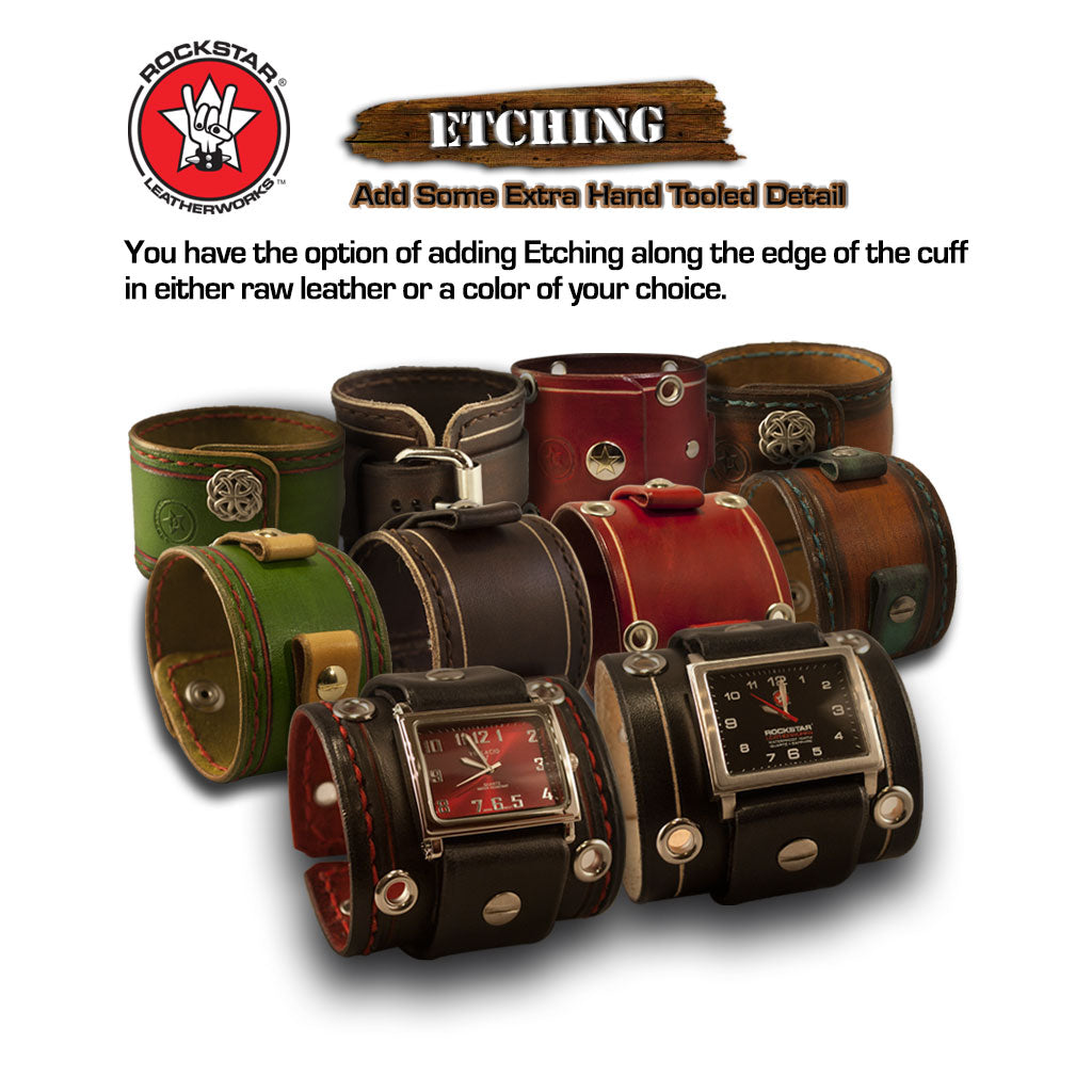 An application scenario or product detail of custom leather bands - Image 10