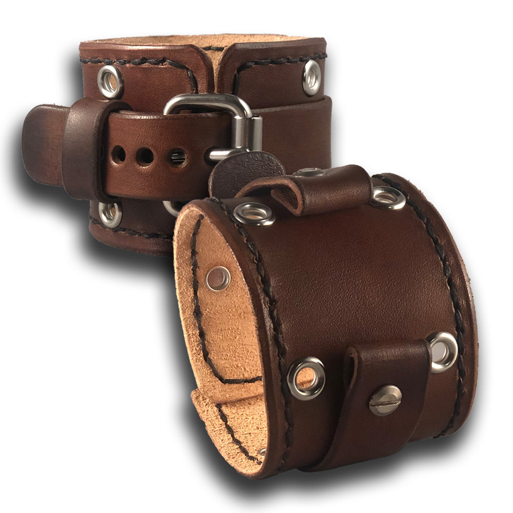 An application scenario or product detail of custom leather bands - Image 15