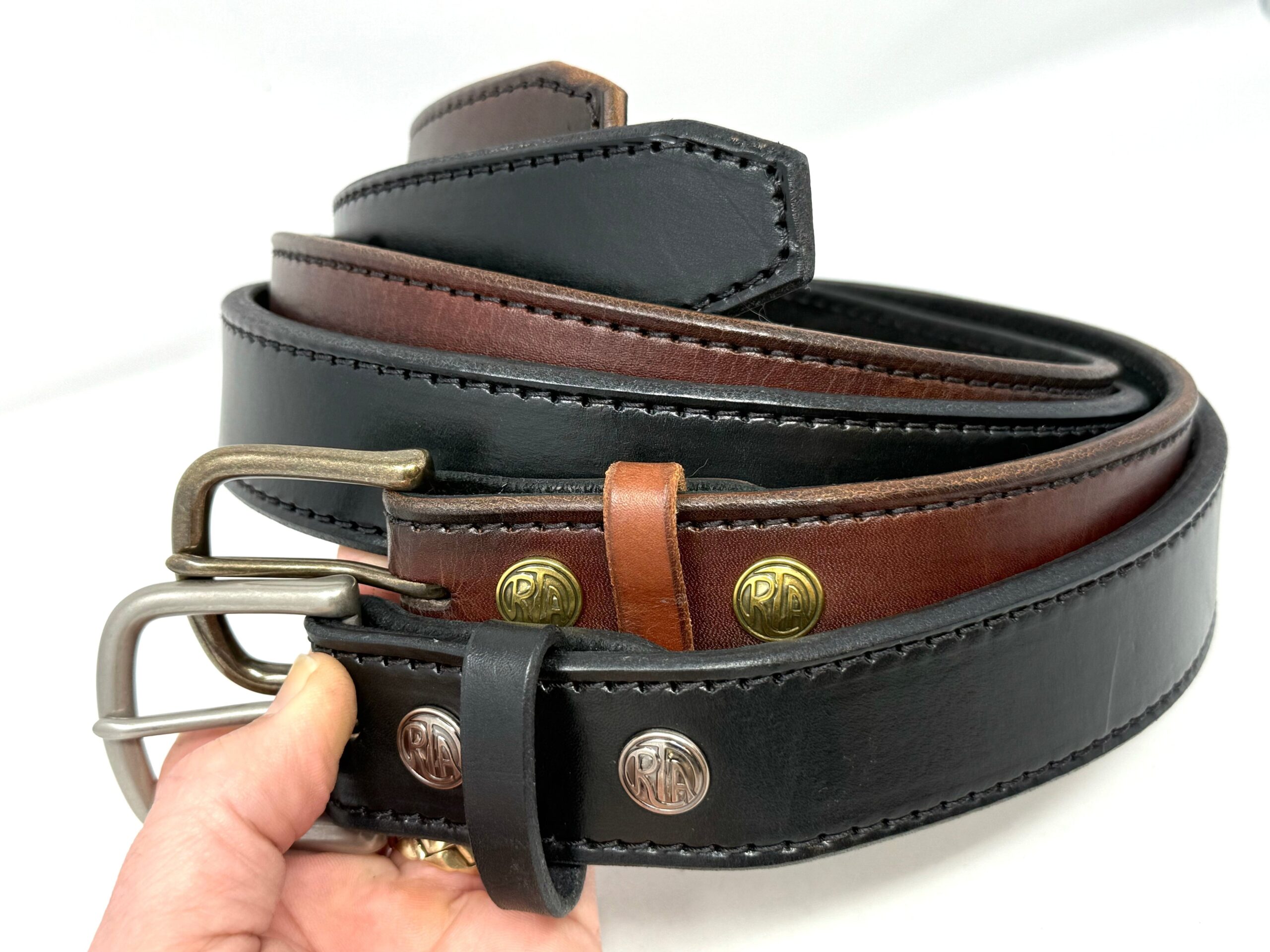 An application scenario or product detail of custom leather belts - Image 2