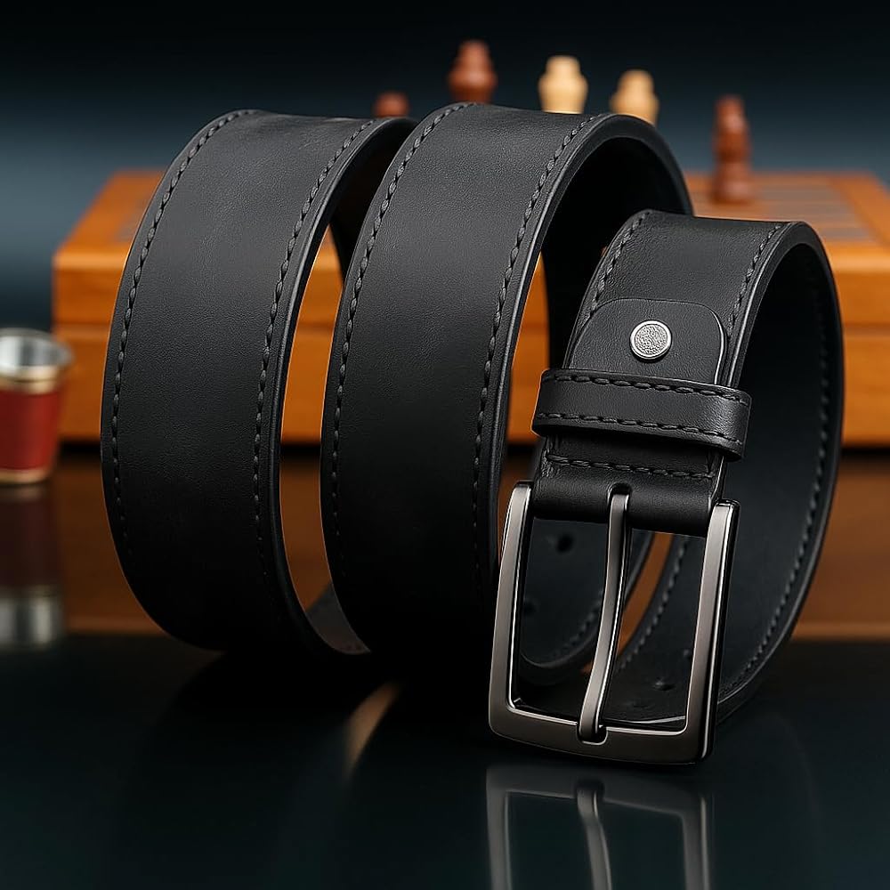 An application scenario or product detail of custom leather belts near me - Image 4