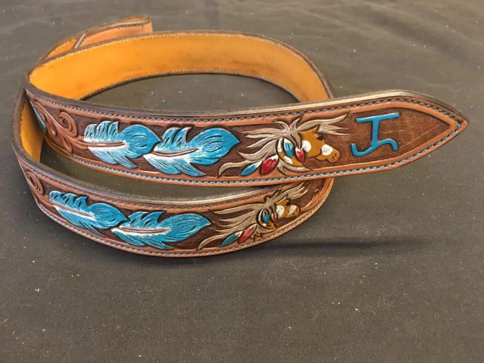 An application scenario or product detail of custom leather belts near me - Image 11