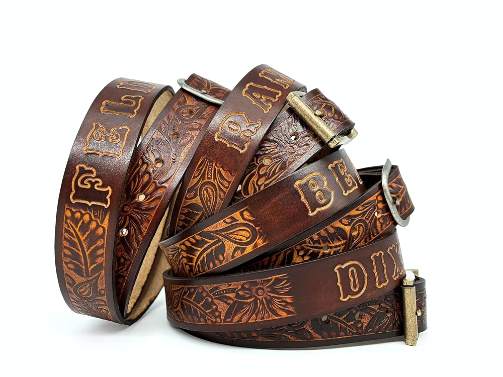 An application scenario or product detail of custom leather belts with name - Image 5