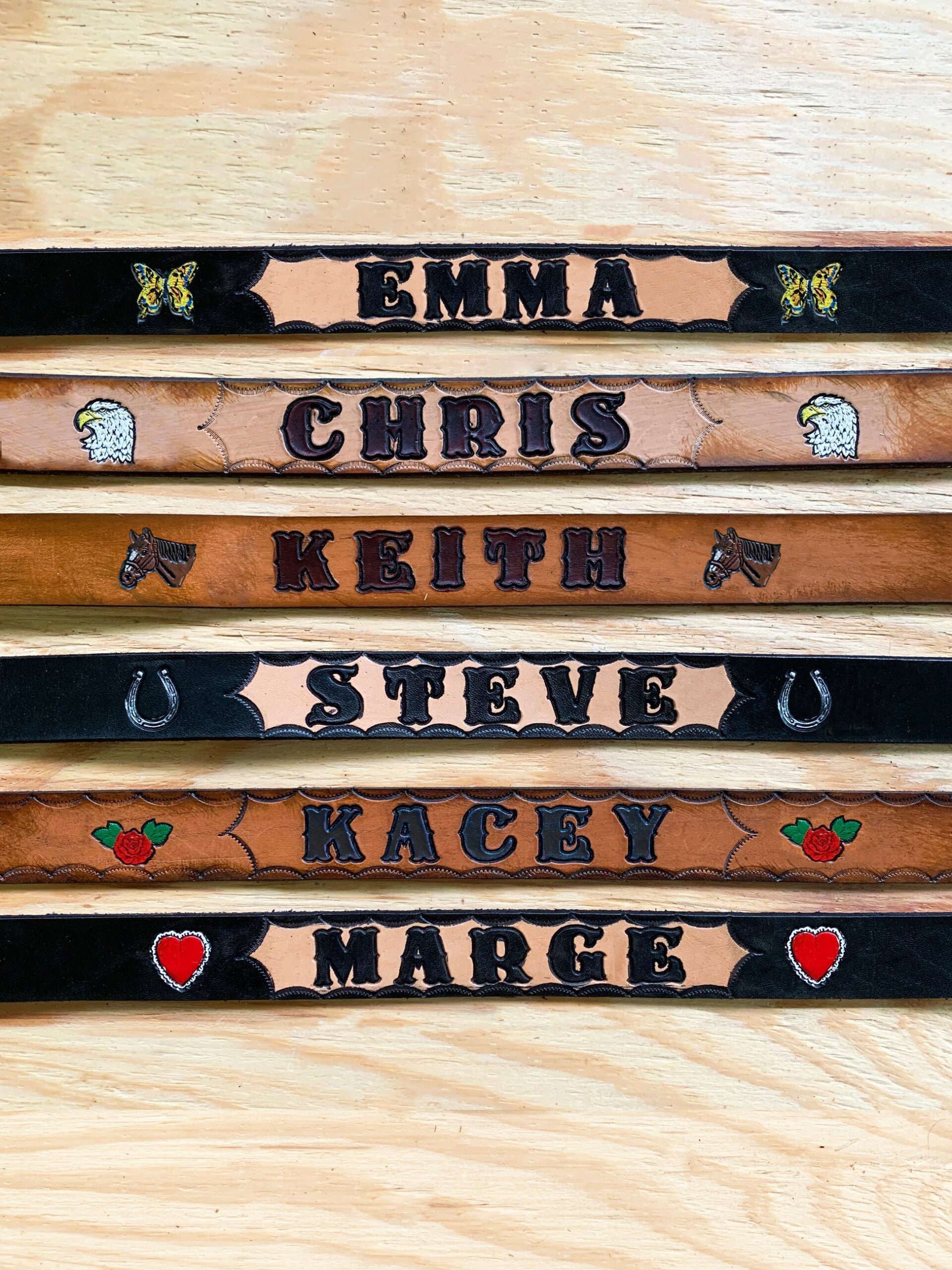 An application scenario or product detail of custom leather belts with name - Image 9
