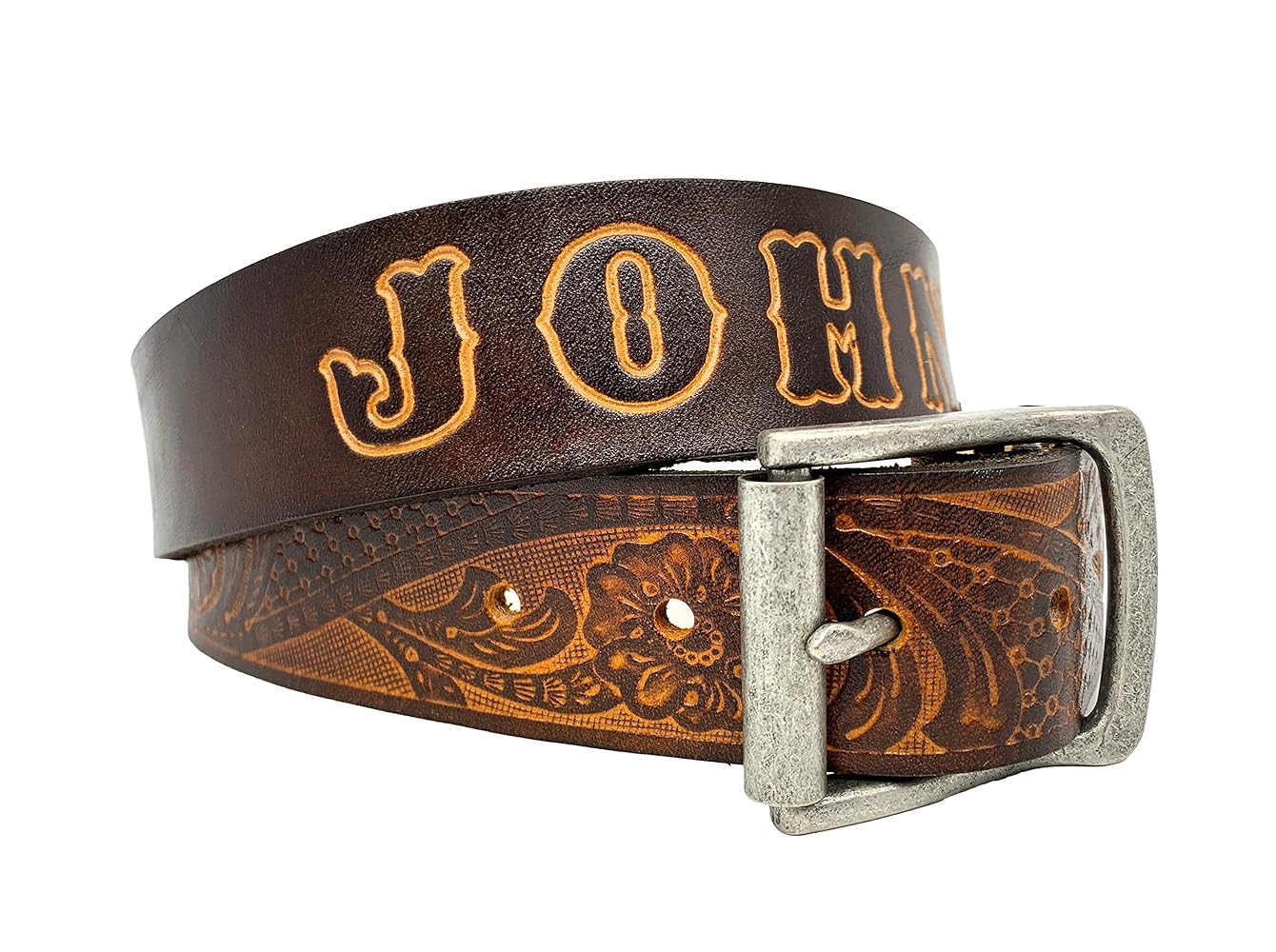 An application scenario or product detail of custom leather belts with name - Image 15