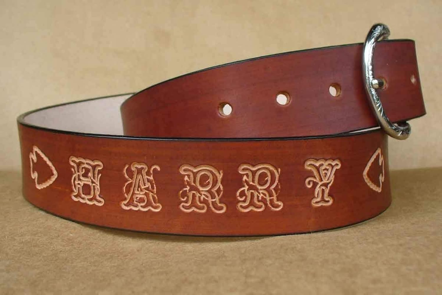 An application scenario or product detail of custom leather belts with name - Image 17