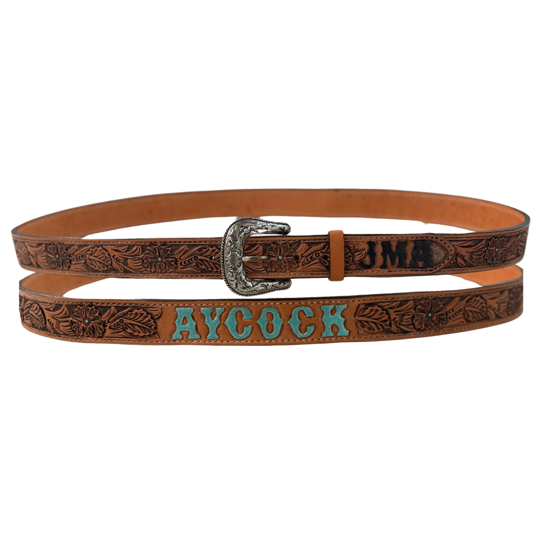 An application scenario or product detail of custom leather belts with name - Image 18