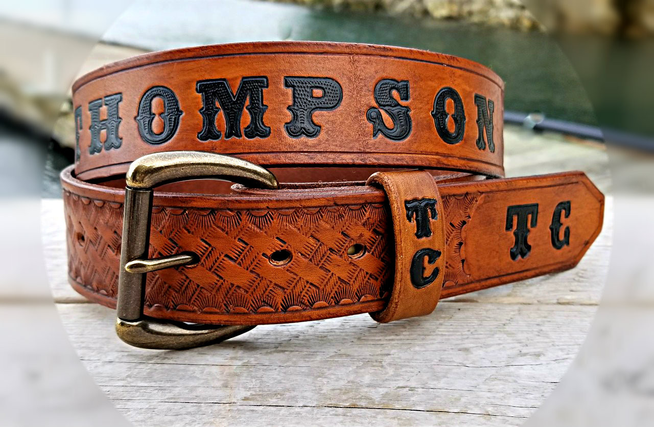 Featured image for the custom leather belts with name guide