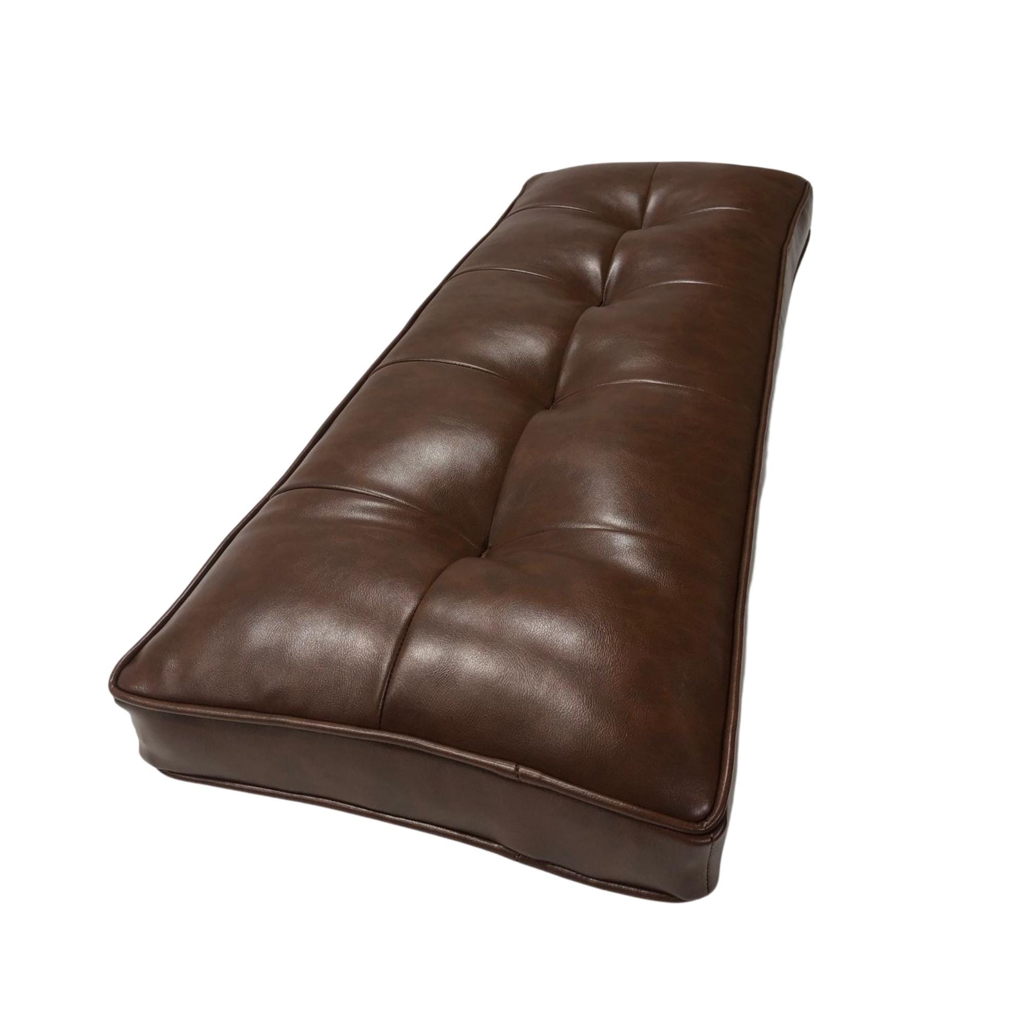 An application scenario or product detail of custom leather bench cushion - Image 11