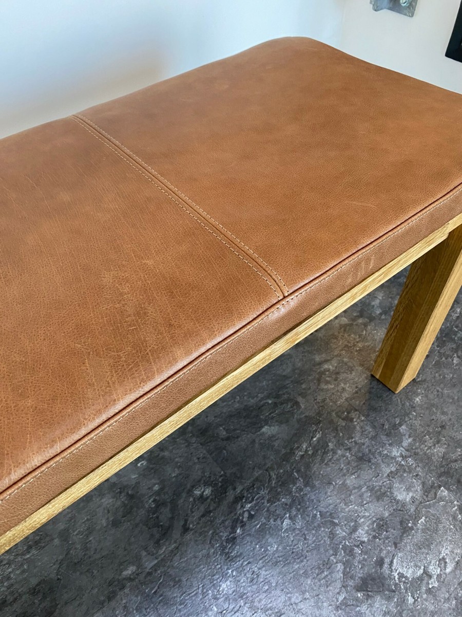 An application scenario or product detail of custom leather bench cushion - Image 13