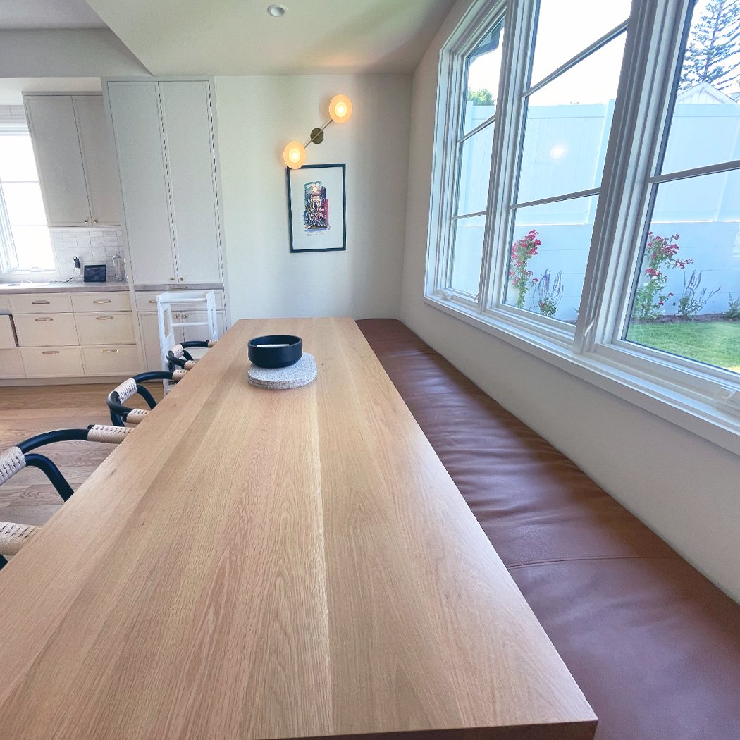 An application scenario or product detail of custom leather bench cushion - Image 18