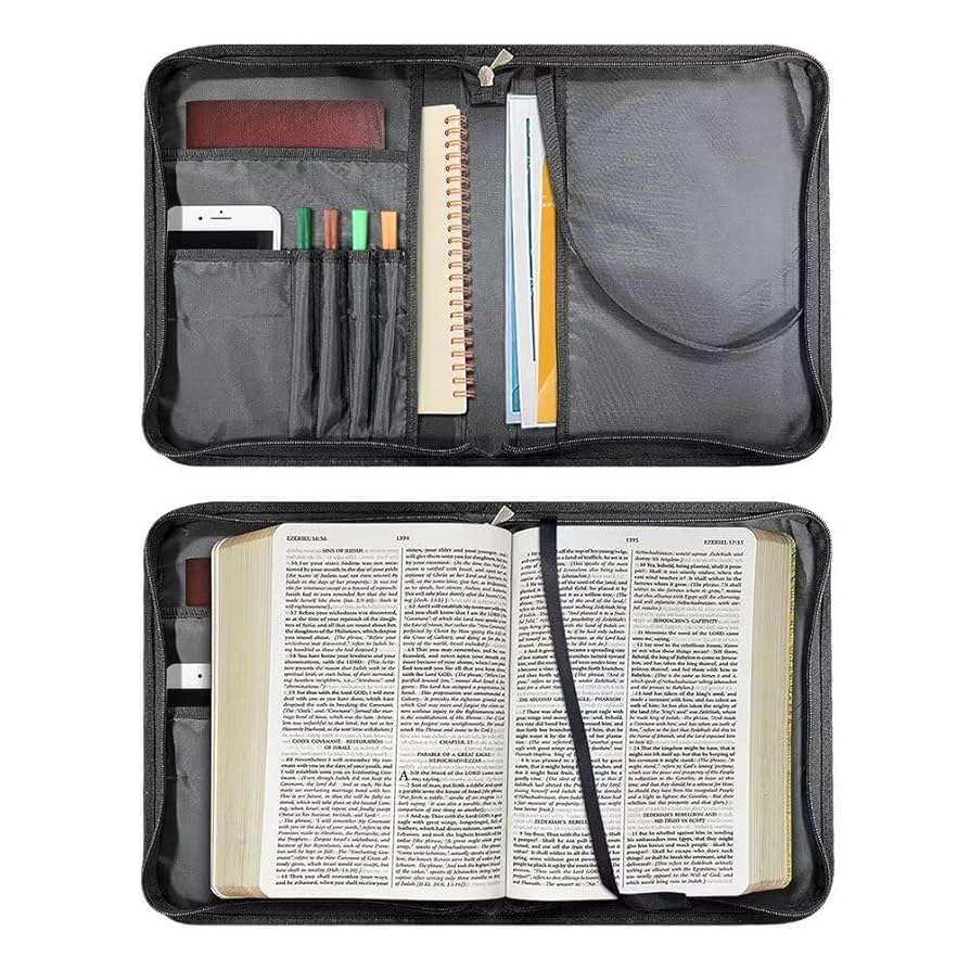 An application scenario or product detail of custom leather bible cases - Image 15