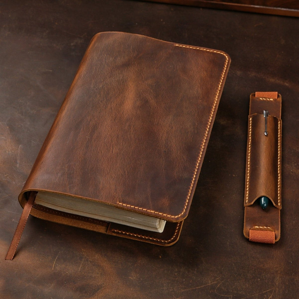 An application scenario or product detail of custom leather bible cover - Image 18