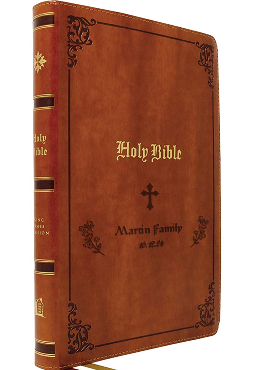 An application scenario or product detail of custom leather bibles - Image 3