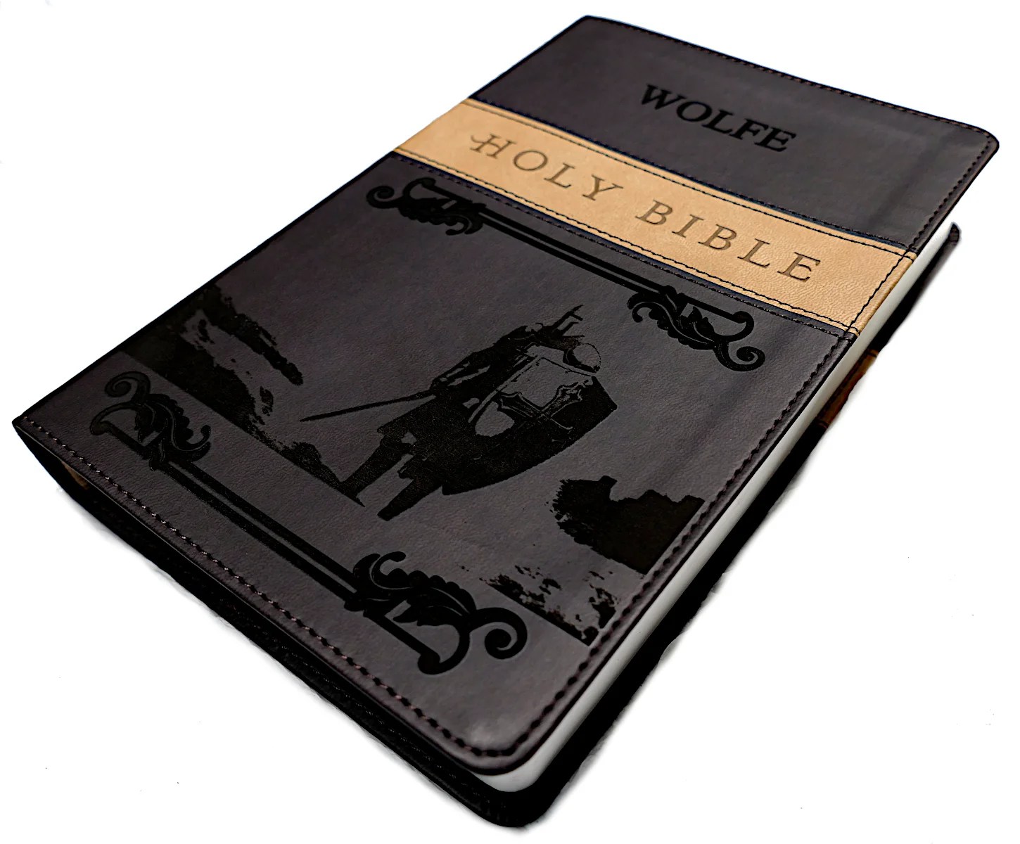 An application scenario or product detail of custom leather bibles - Image 7