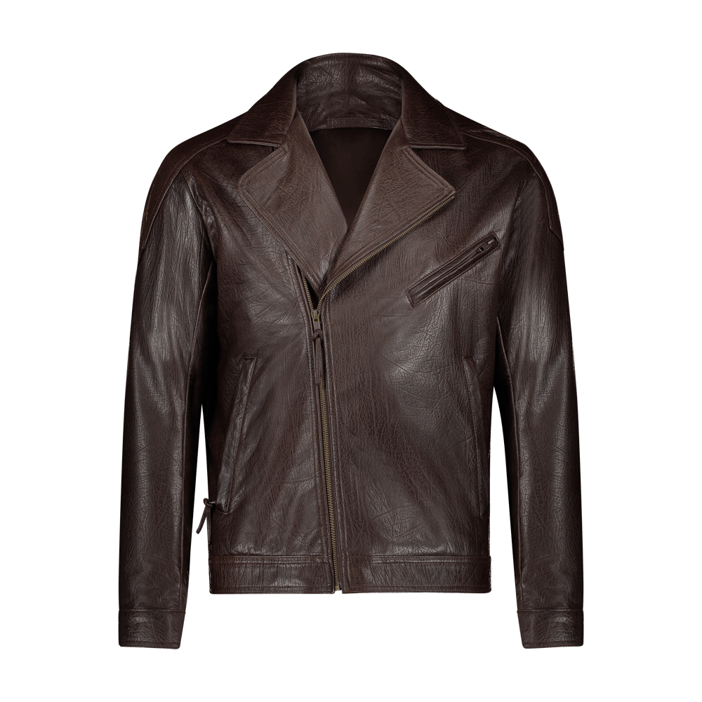 An application scenario or product detail of custom leather biker jackets - Image 21
