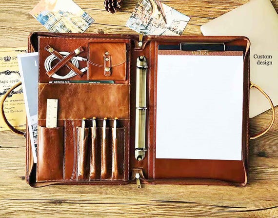 An application scenario or product detail of custom leather binder - Image 10