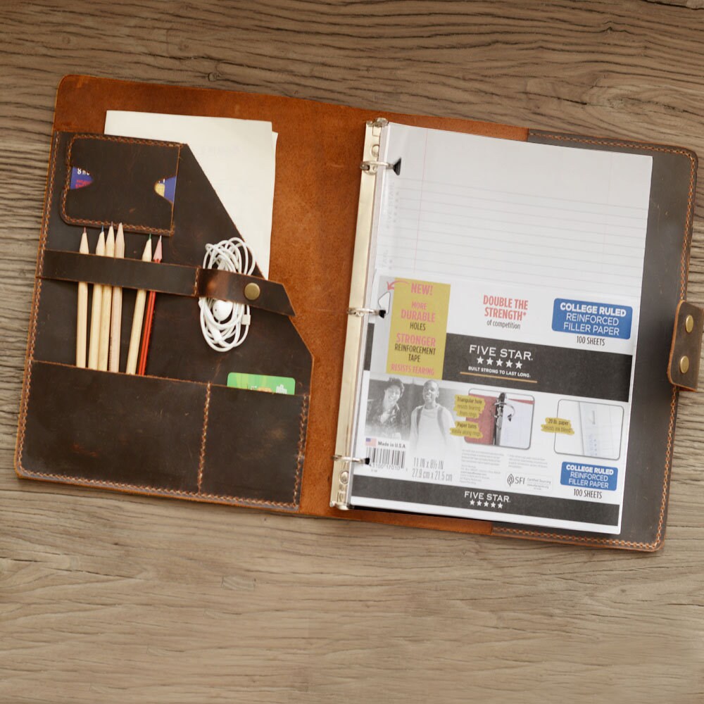 An application scenario or product detail of custom leather binder - Image 22
