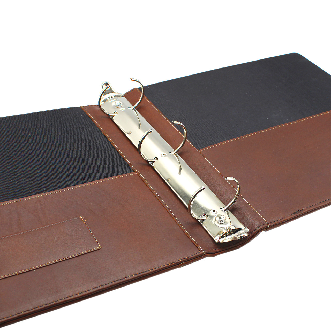 An application scenario or product detail of custom leather binders 3 ring - Image 7