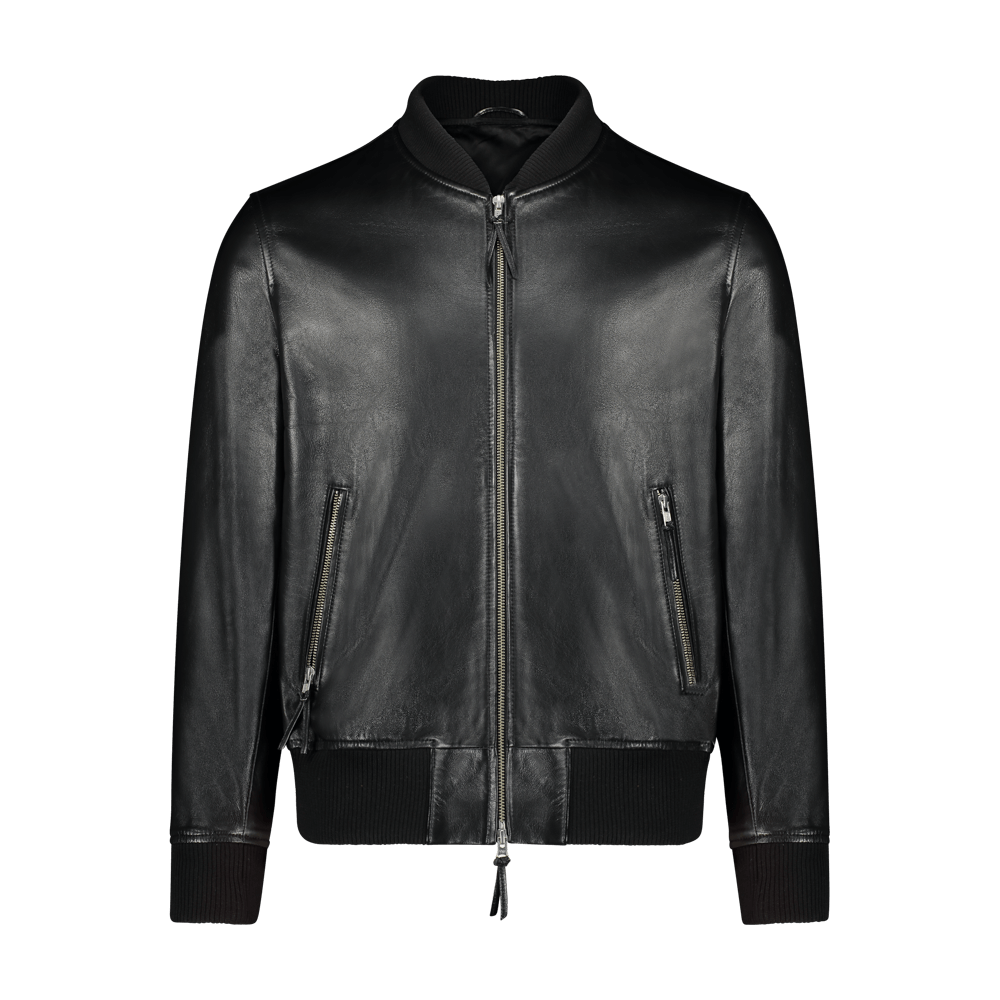 Featured image for the custom leather bomber jacket guide