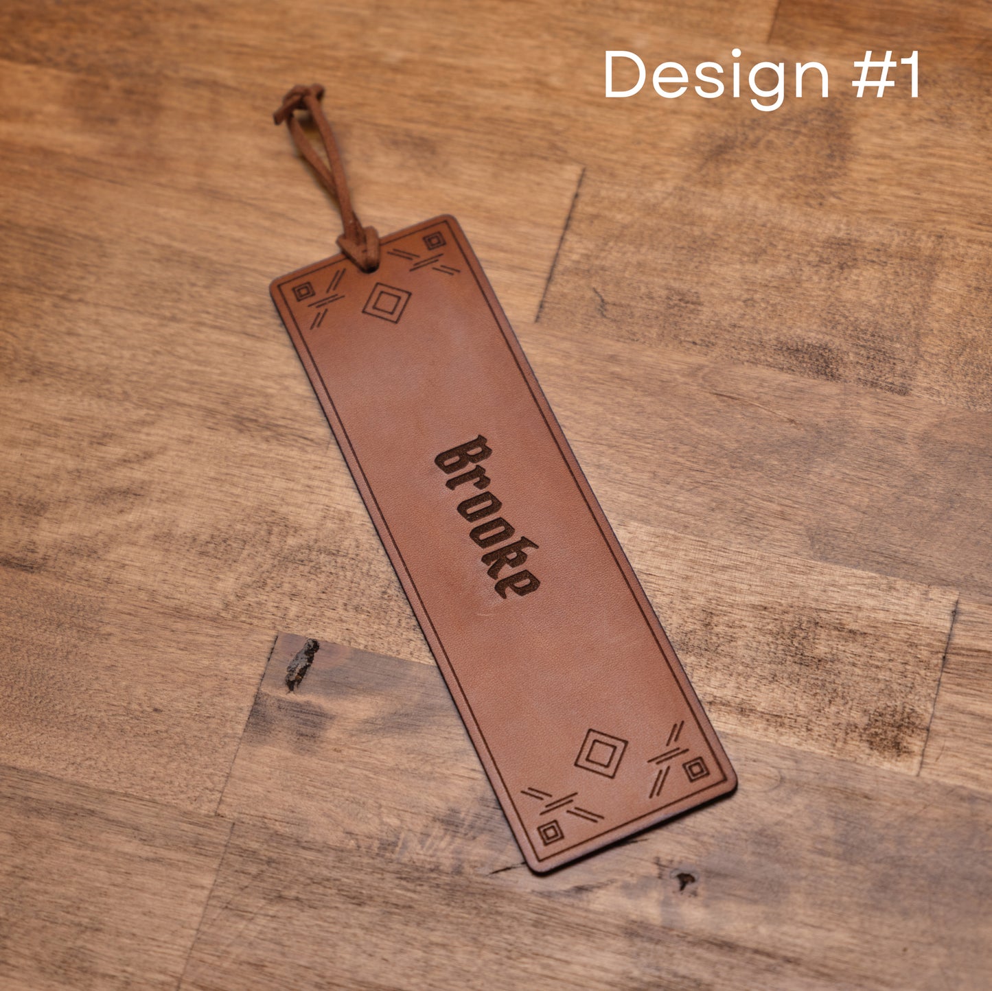 An application scenario or product detail of custom leather bookmarks - Image 11