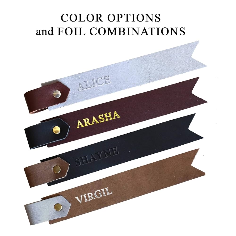 Featured image for the custom leather bookmarks guide