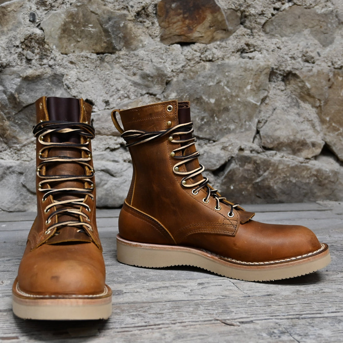 An application scenario or product detail of custom leather boots - Image 9