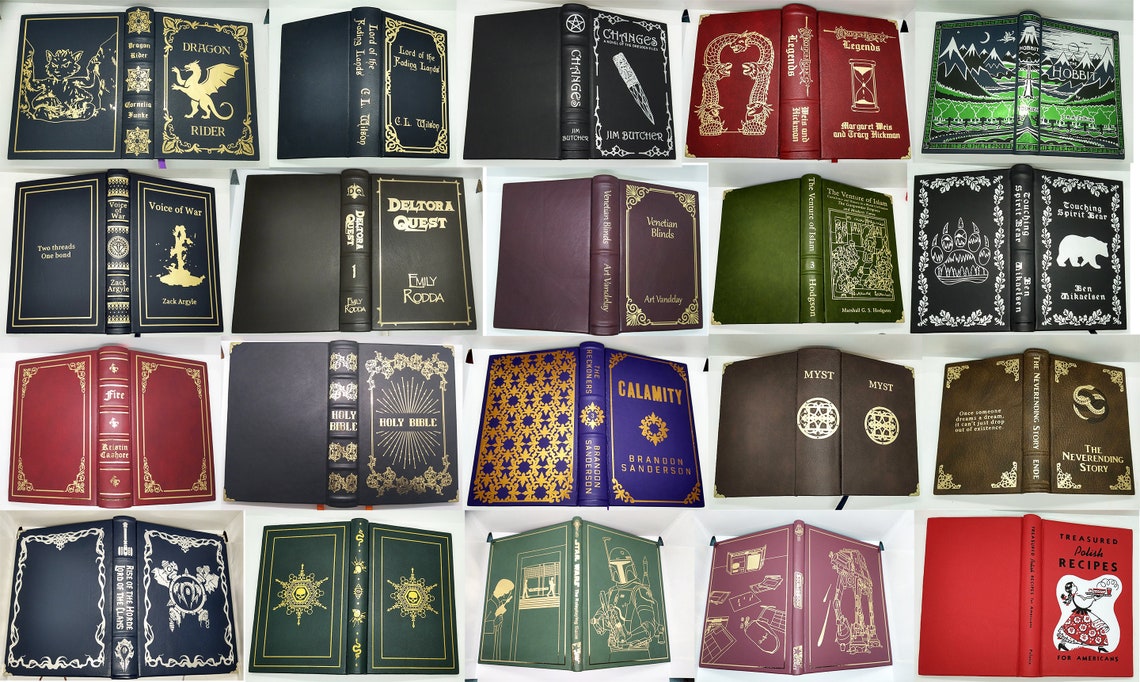 An application scenario or product detail of custom leather bound books - Image 3