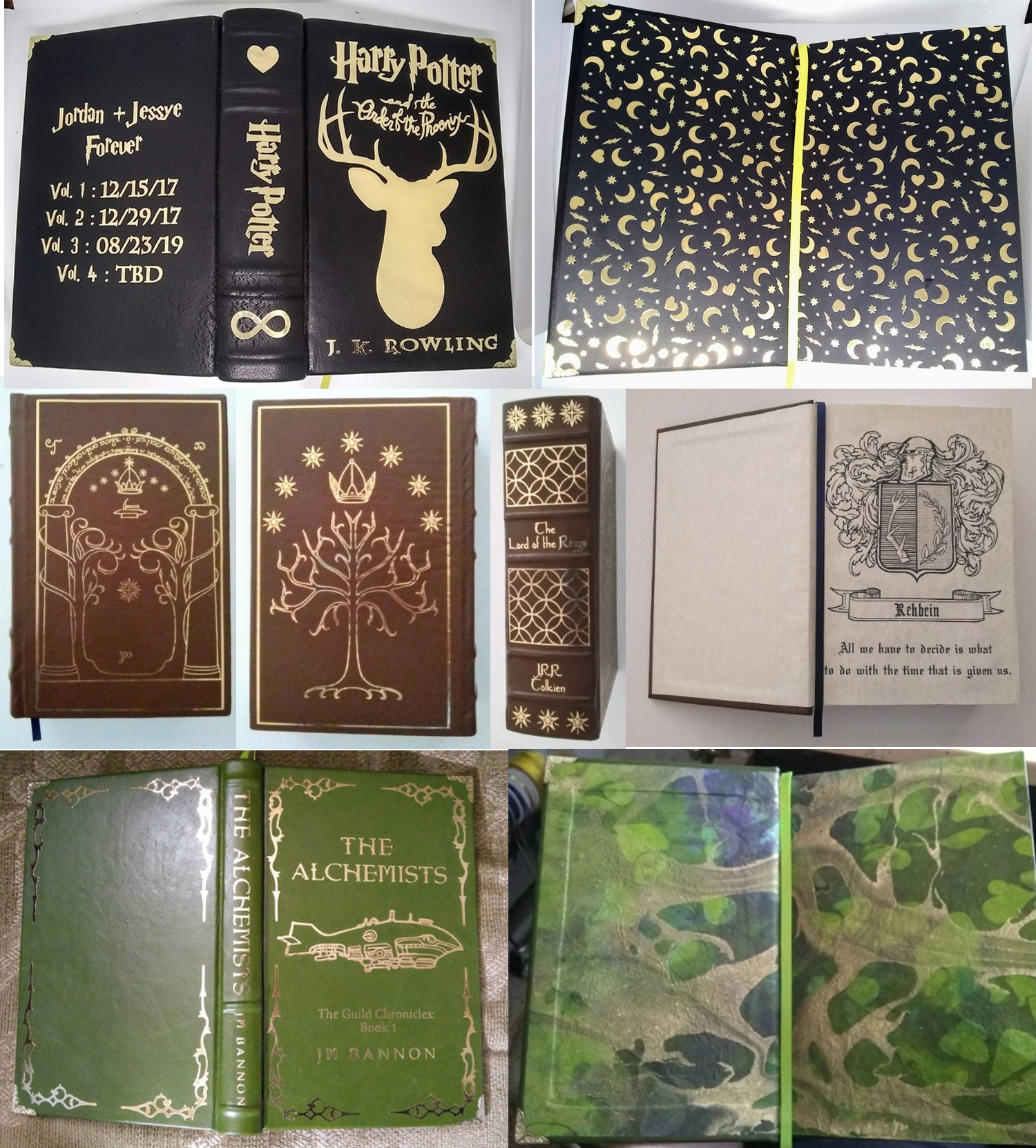 An application scenario or product detail of custom leather bound books - Image 4