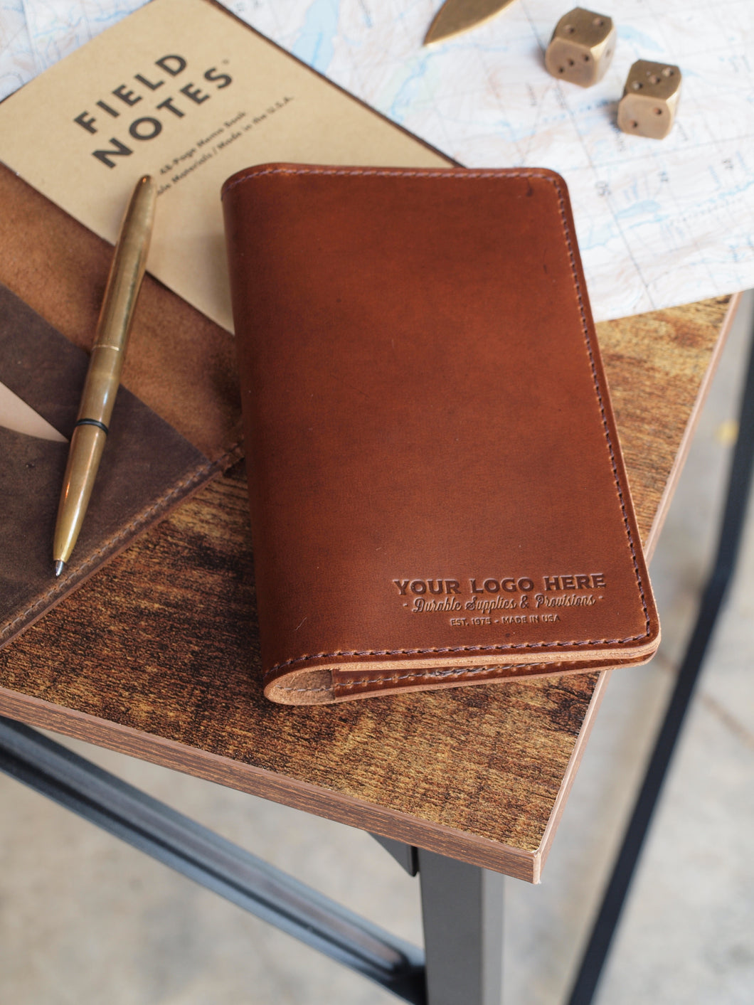 An application scenario or product detail of custom leather bound journal - Image 8