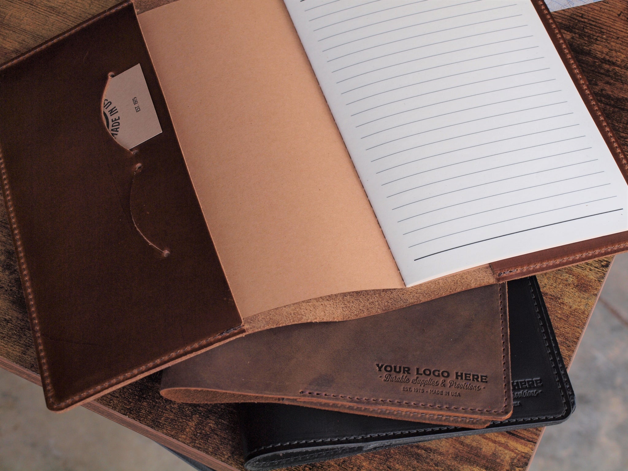 An application scenario or product detail of custom leather bound journal - Image 11