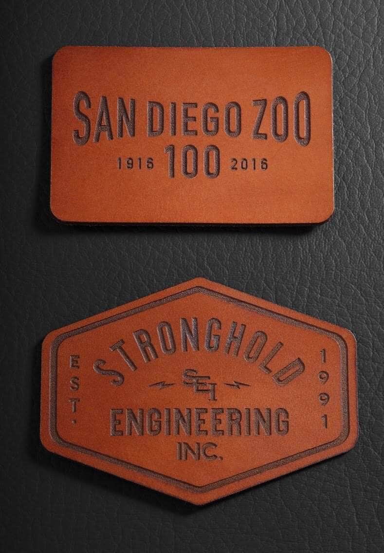 An application scenario or product detail of custom leather brand - Image 3